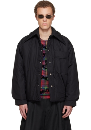 Charles Jeffrey LOVERBOY Black Puffer Overshirt