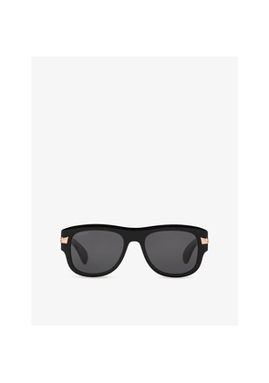 Gucci Gg1517S Square-Frame Acetate Sunglasses