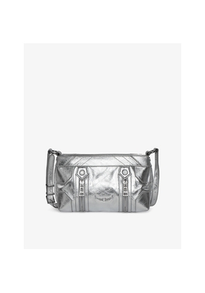 Womens Zadig&Voltaire Sunny Moody Small Metallic-Leather Shoulder Bag