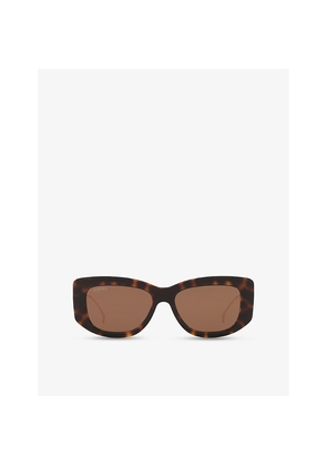 Womens Gucci Gg1566S Cat-Eye Acetate Sunglasses