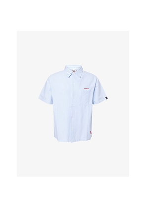 Mens Icecream Diner Striped Cotton Shirt