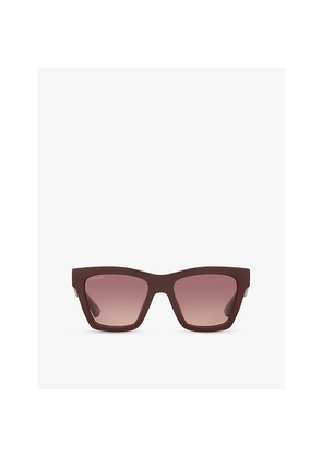 Womens Gucci Gg1714S Cat Eye-Frame Injected Sunglasses