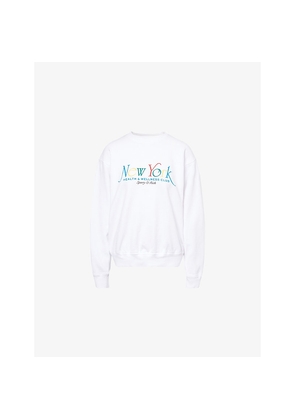 Womens Sporty & Rich Sports Ny 94 Cotton-Jersey Sweatshirt
