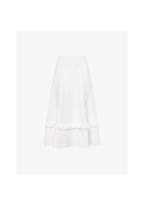 Womens Needle And Thread Regular-Fit Pointelle Knit Midi Skirt