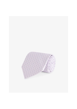 Mens Paul Smith Polka-Dot Wide-Blade Silk Tie