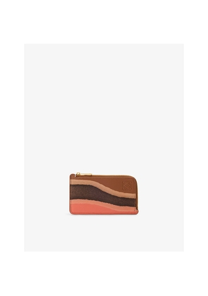 Womens Loewe Landscape Leather Card Holder