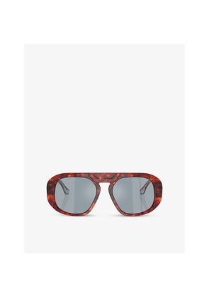 Womens Ferrari Fh2014U Pillow-Frame Acetate Sunglasses
