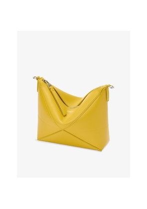 Womens Loewe Puzzle Fold Leather Pouch Bag