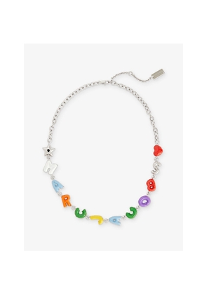 Womens Marc Jacobs Balloon Brass Necklace