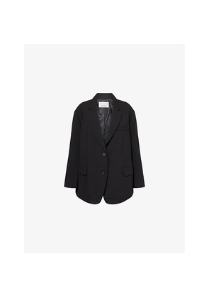 Womens The Frankie Shop Bea Single-Breasted Stretch-Woven Blazer