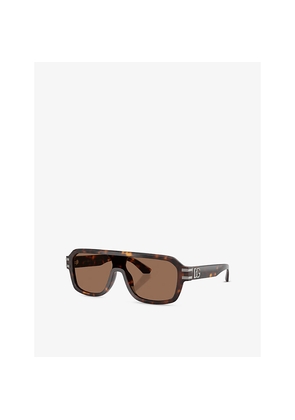 Womens Dolce & Gabbana Dg4507 Pilot-Frame Acetate Sunglasses