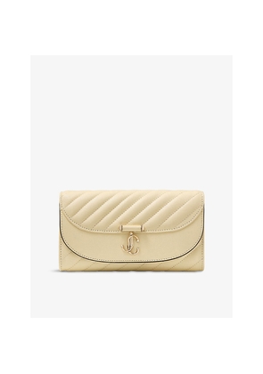 Womens Jimmy Choo Curve Leather Wallet Chain