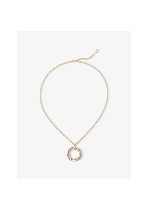 Cartier Trinity Large 18ct White, Rose and Yellow-Gold and 0.66ct Brilliant-Cut Diamond Pendant Necklace