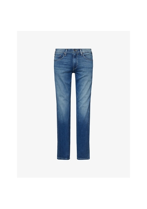 Mens Paige Doheny Relaxed Straight-Leg Stretch-Denim Jeans
