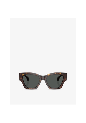 Womens Versace Ve4492U Square-Frame Tortoiseshell Acetate Sunglasses