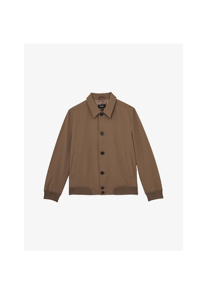 Mens Reiss Bobby Collared Stretch-Woven Jacket