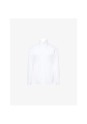 Mens Dries Van Noten Carvies Bis Cotton-Poplin Shirt