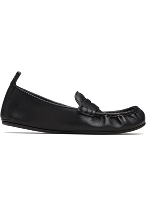 Acne Studios Black Leather Loafers