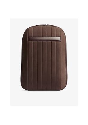 Womens Carl Friedrik 72-Hour Nubuck-Leather Backpack