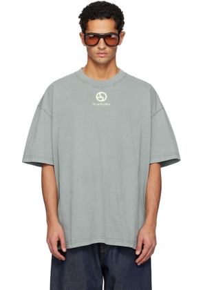 Acne Studios Green Logo T-shirt