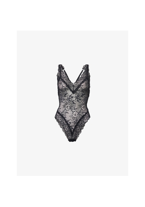 Womens Savage X Fenty Soft N' Savage Non-Wired Lace Teddy