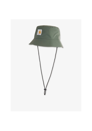 Mens Carhartt WIP Bowden Brand-Patch Stretch-Woven Bucket Hat