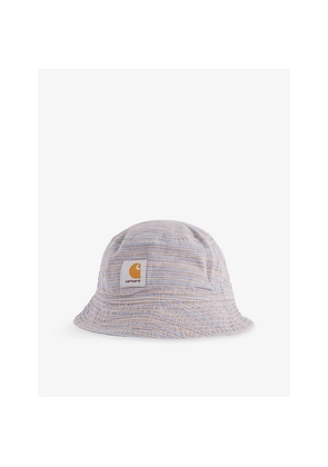Mens Carhartt WIP Gellar Striped Cotton Bucket Hat