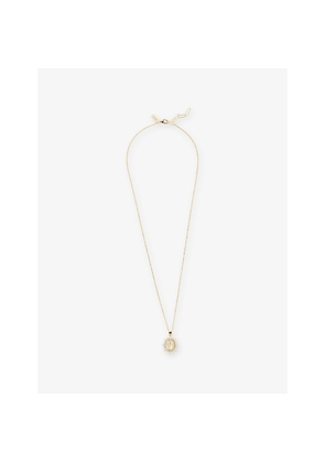 Mens Commonlines Maria Gold-Finish Sterling-Silver Necklace