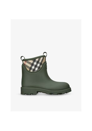 Womens Burberry Marsh Stamp Low Rubber Boots