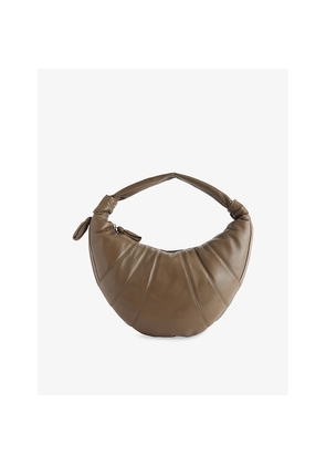 Womens Lemaire Fortune Croissant Leather Shoulder Bag