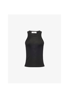 Womens Rohe Frames Scoop-Neck Racerback Wool-Knit Top