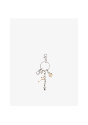 Vivienne Westwood Multi Charm Silver Keyring