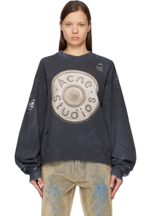 Acne Studios Gray Logo Sweatshirt