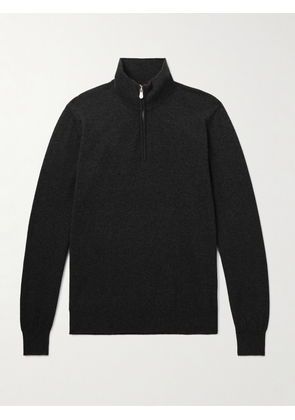 Brunello Cucinelli - Cashmere Half-Zip Sweater - Men - Gray - IT 46