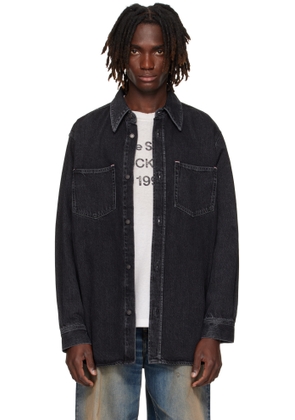 Acne Studios Black Button-Up Denim Shirt