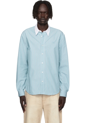 Acne Studios Blue Button-Up Shirt