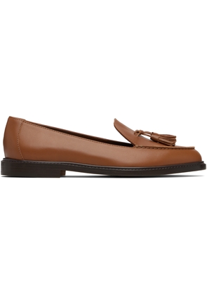 Manolo Blahnik Brown Bucky Loafers