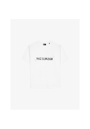 Womens The Kooples What Is Bead-Embellished Cotton-Jersey T-Shirt