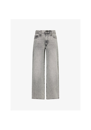 Womens Levis Baggy Dad Straight-Leg Denim Jeans