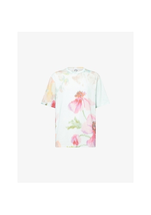 Mens Loewe Printed Relaxed-Fit Cotton-Jersey T-Shirt