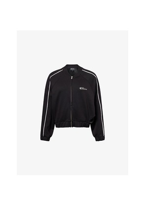 Womens We Are Tala Logo-Print Side-Pocket Woven Track Jacket