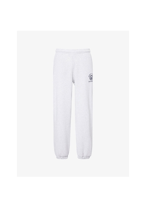 Womens Sporty & Rich California Logo-Emblem Cotton-Blend Jogging Bottoms