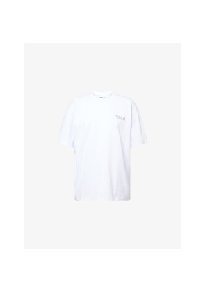 Womens We Are Tala Oversized Embossed-Branding Cotton-Jersey T-Shirt
