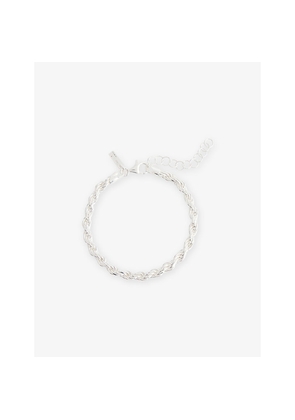 Mens Commonlines Rope Chain 925 Sterling-Silver Bracelet