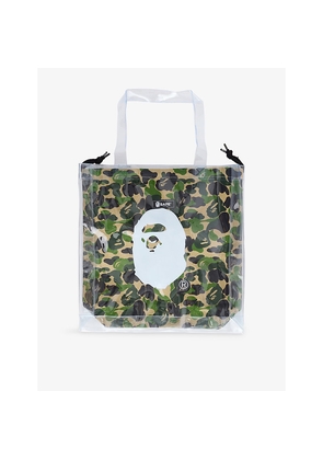 Mens A Bathing Ape Camo Clear Cotton Tote Bag