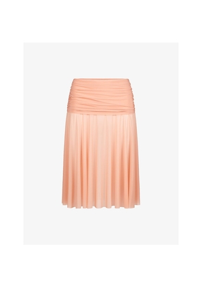 Womens Skims Milky Sheer Jersey Midi Skirt