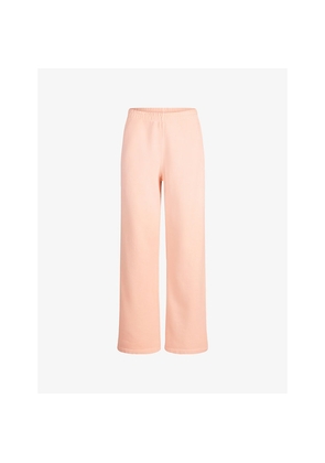 Womens Skims French Terry Straight-Leg Low-Rise Cotton Jogging Bottoms