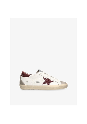 Womens Golden Goose Superstar 10360 Leather Low-Top Trainers