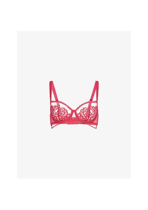 Womens Simone Perele Romance Half-Cup Lace Bra