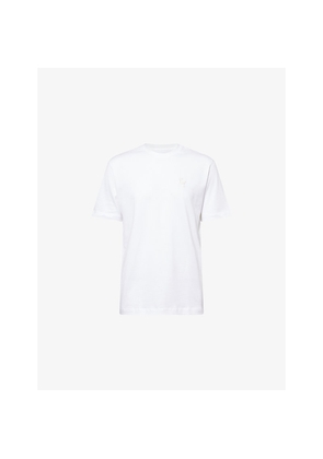 Mens Eleventy Embossed-Logo Relaxed-Fit Cotton T-Shirt